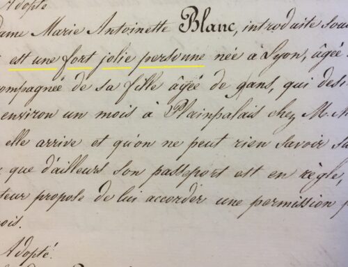 Geneva, 1829. THE CLERK’S CRUSH